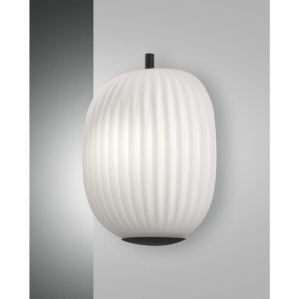 

Настенный светильник Fabas Luce Domizia Выдувное стекло, черный