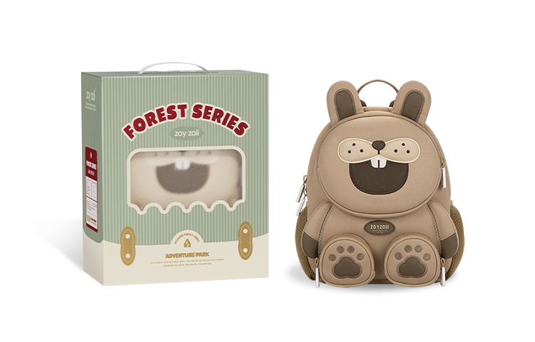 

ZOY ZOII Детский рюкзак из полиэстера, Well-Behaved Protruding Tooth Bunny