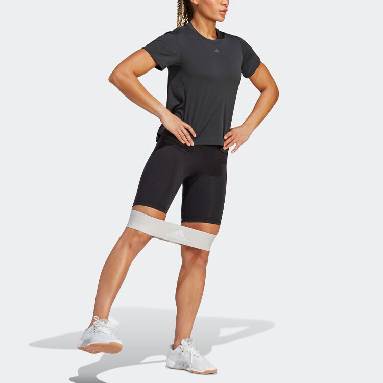 Футболка Hiit женская черная Adidas — фото 4