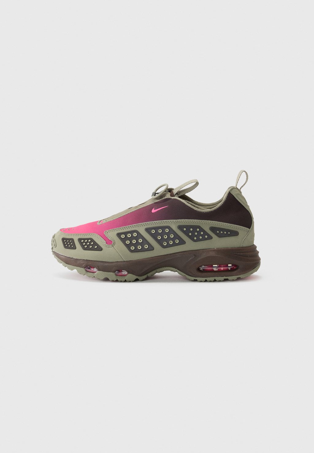 Низкие кеды W NIKE AIR MAX SNDR 1 Nike Sportswear, цвет Army/Pinksicle/Baroque Brown