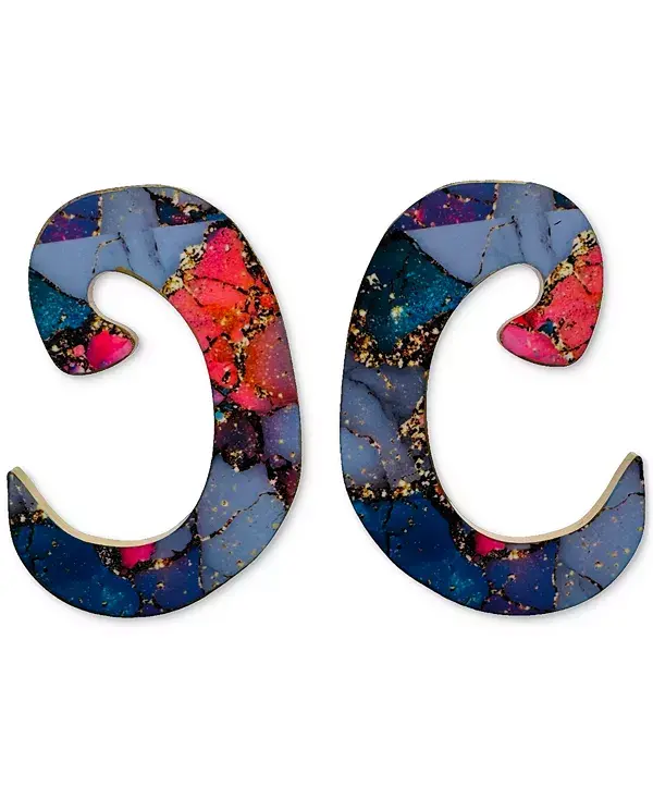 

Серьги-Гвоздики Микаэла Swanky Designs, lavender