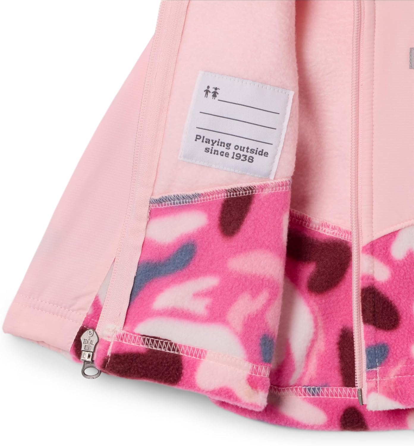 Толстовка Columbia unisex-baby Steens Mt II Overlay, Pink Ice Uniflauge/Satin Pink — фото 3