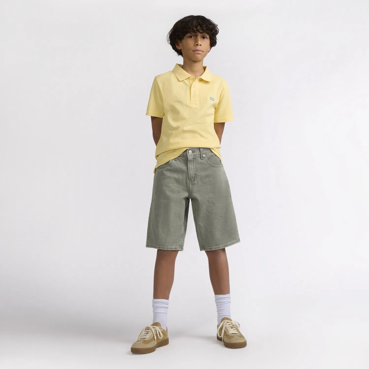 Шорты для скейтбординга, большие размеры для мальчиков 8-20 лет Levi's, Medium Wash — фото 4