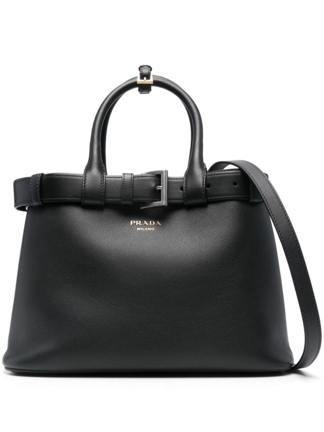 

Сумка-тоут Prada Buckle, черный
