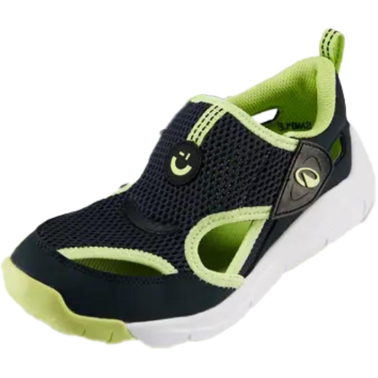 

Детские сандалии с низким верхом, противоскользящие, износостойкие, ультрадышащие, игривые DECATHLON, черный/зеленый