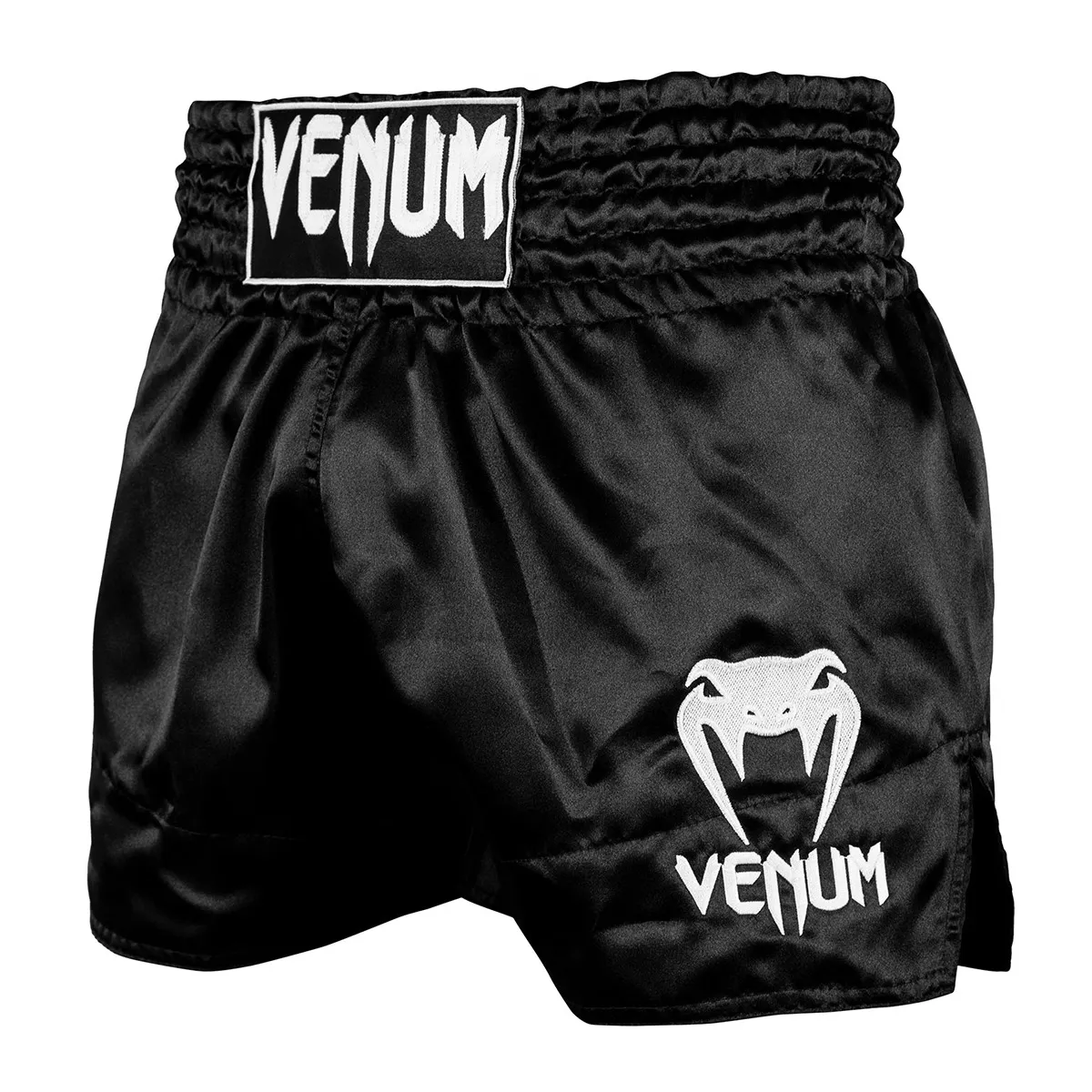 

Мужские классические боксерские шорты Venum Muay Thai, черный