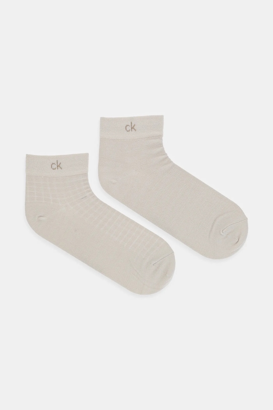 

Носки 2 пары Calvin Klein, бежевый
