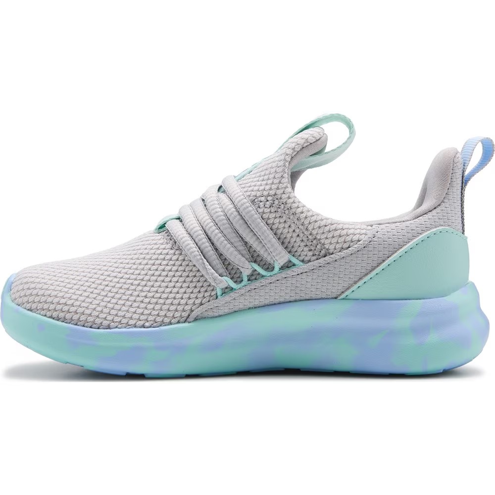 Детская обувь на липучках lite racer adapt 7.0 от Adidas для малышей и подростков, серый/синий — фото 3