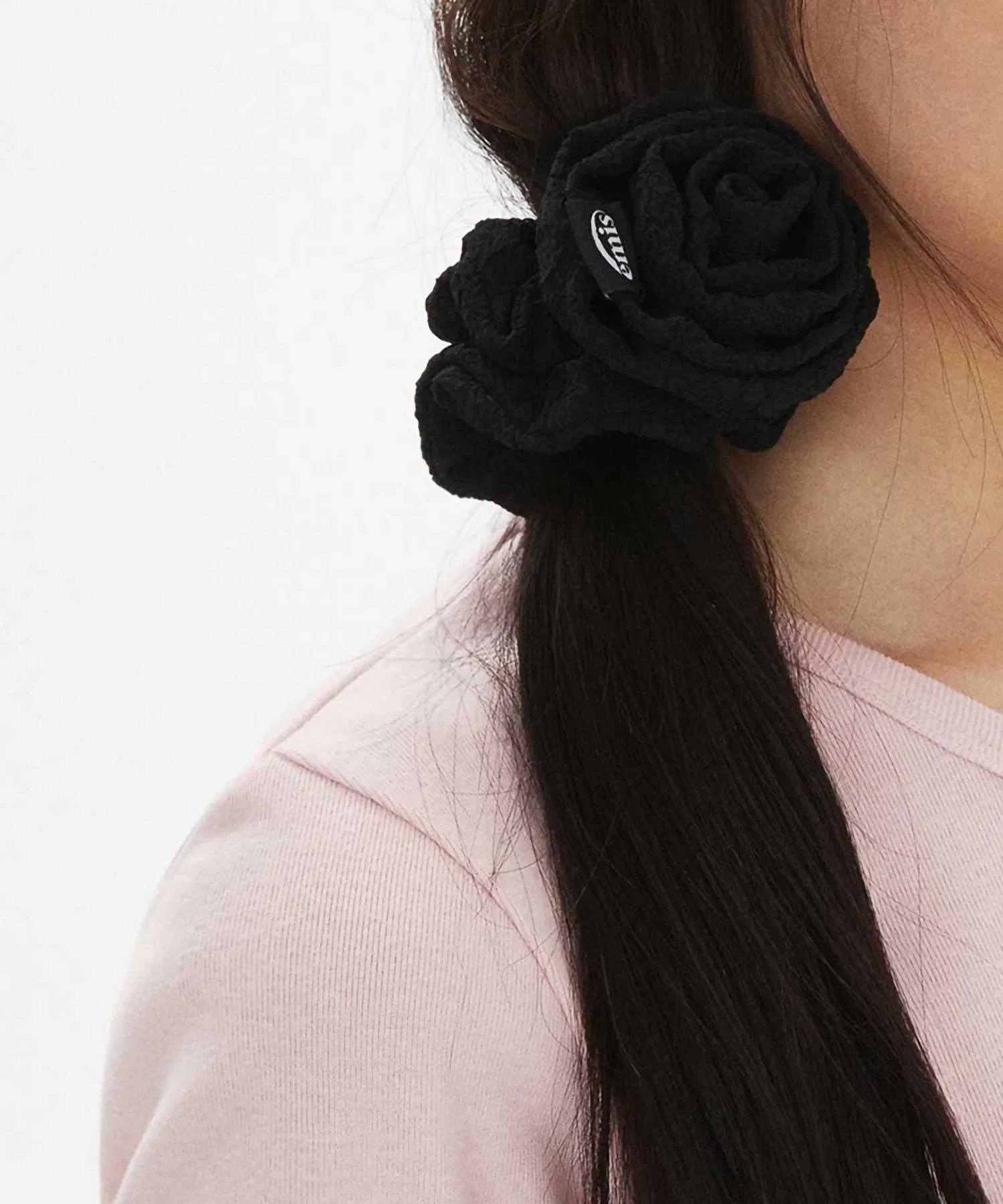 Резинка для волос WRINKLE CORSAGE SCRUNCHIE EMIS розовый — фото 3