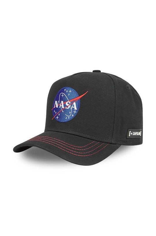 

Детская шапка Capslab из хлопка X Nasa CapsLab, черный