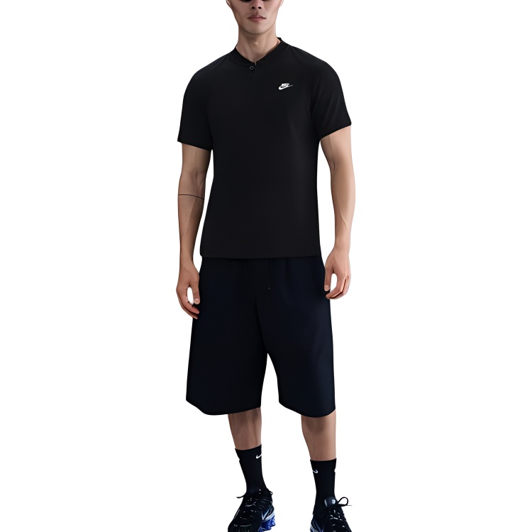 Nike Футболка Club мужская black — фото 4