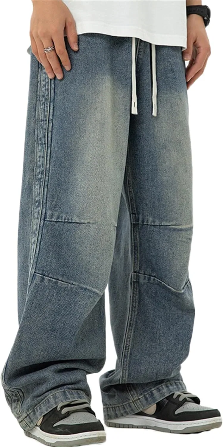 Джинсы свободные Hip Hop, Blue — фото 2