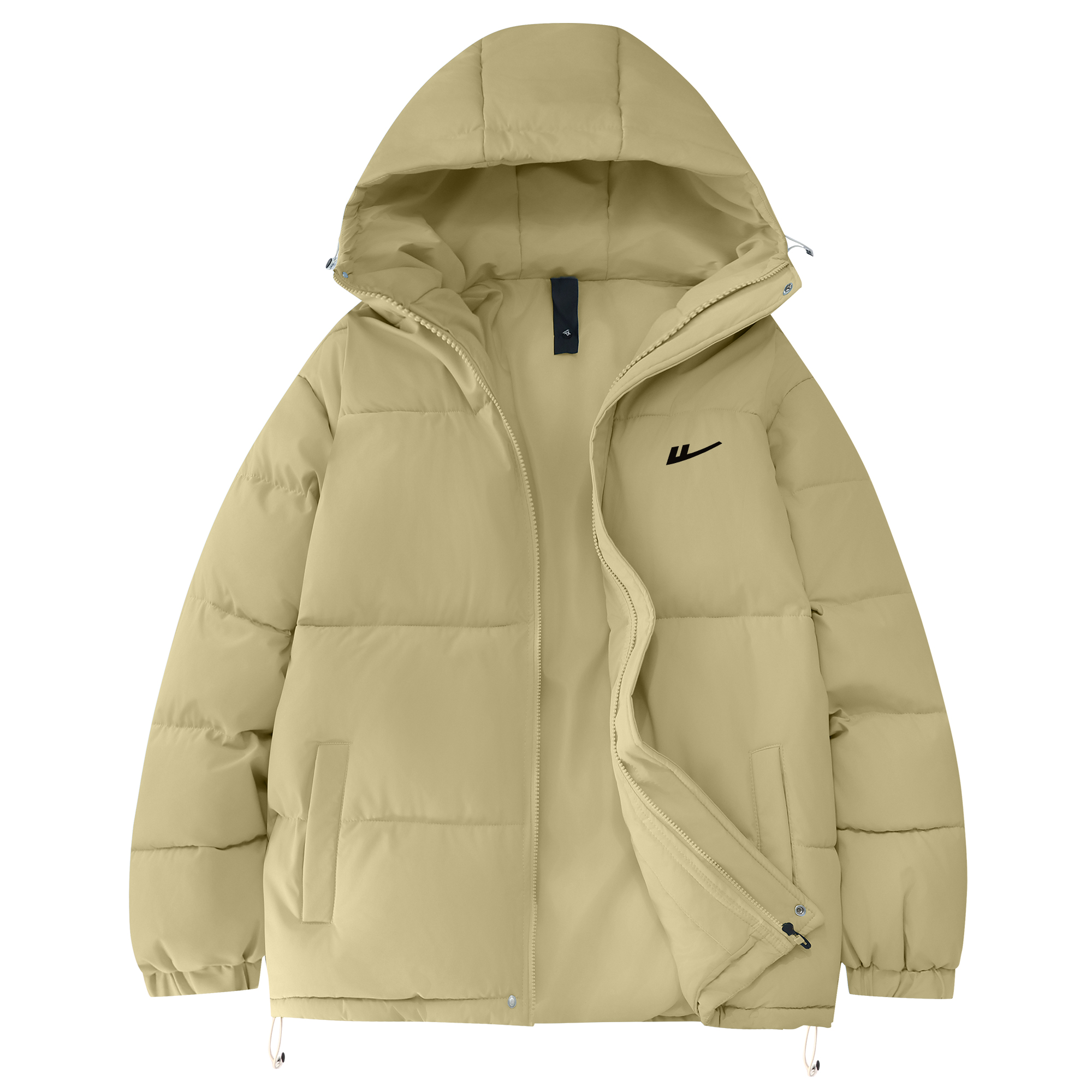 

Пуховик Unisex с капюшоном утепленный стеганый WARRIOR, хаки