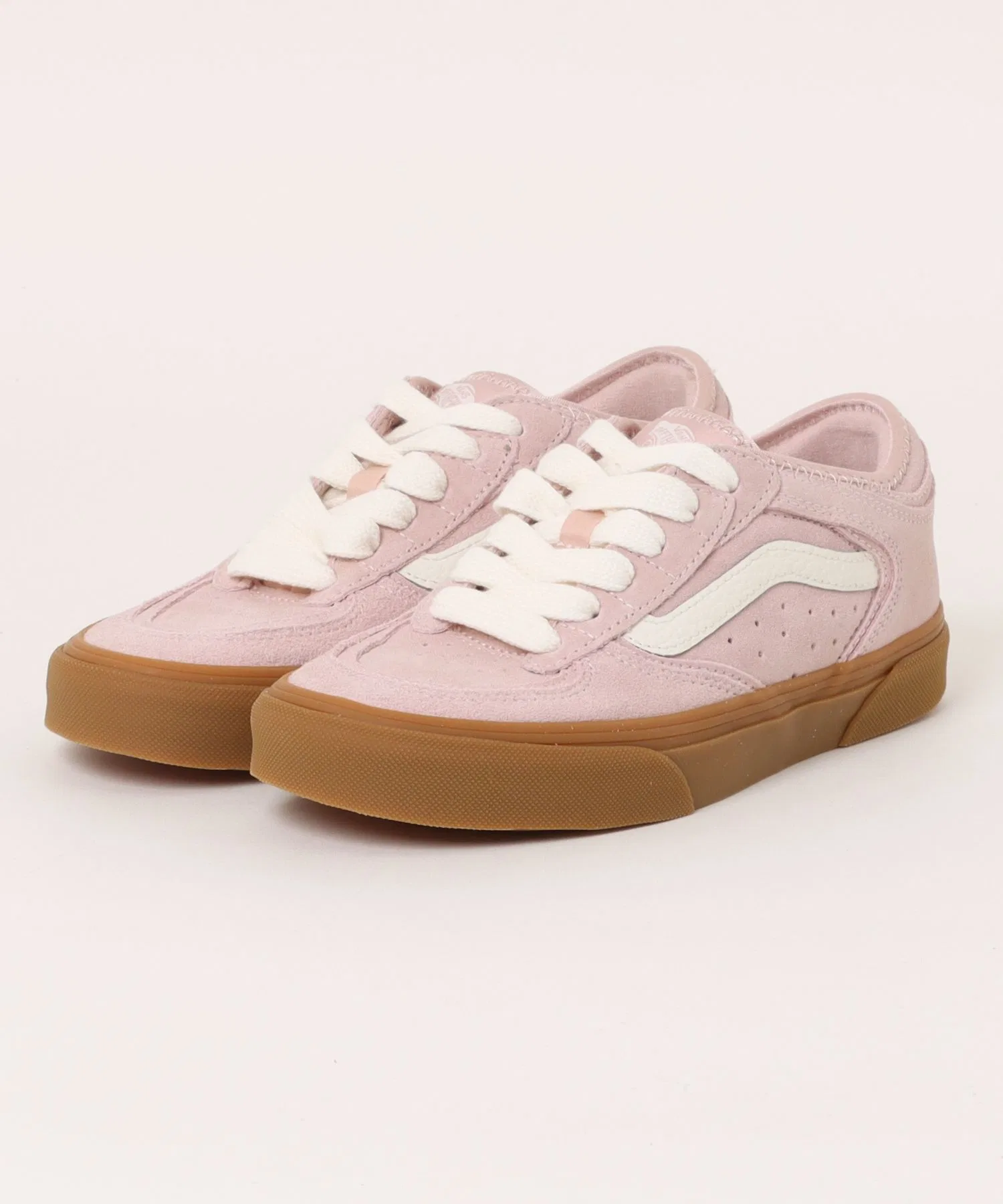 Мужские замшевые кроссовки VANS ROWLEY CLASSIC розовые