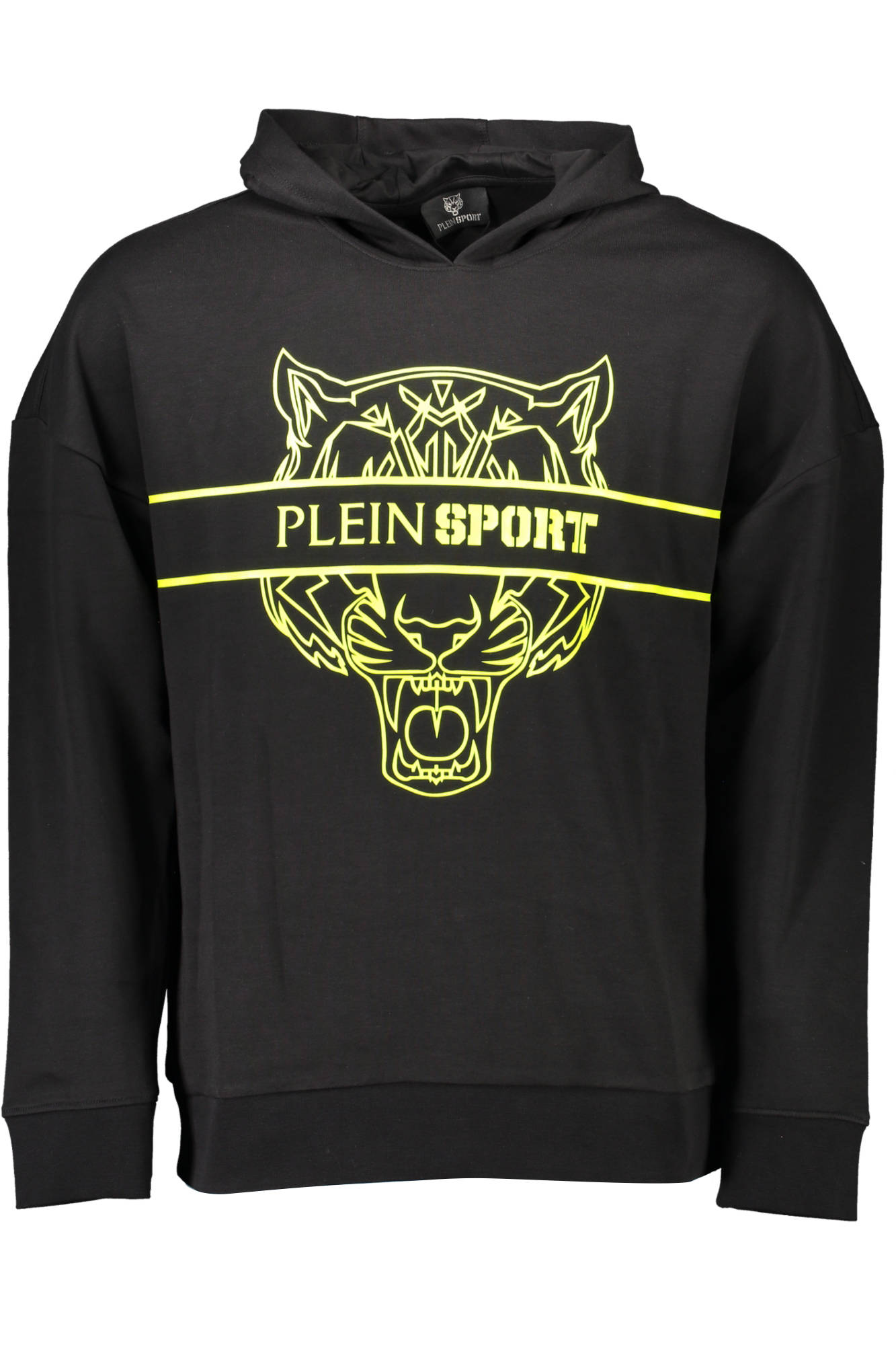 

Толстовка мужская Plein Sport с принтом, черный / желтый