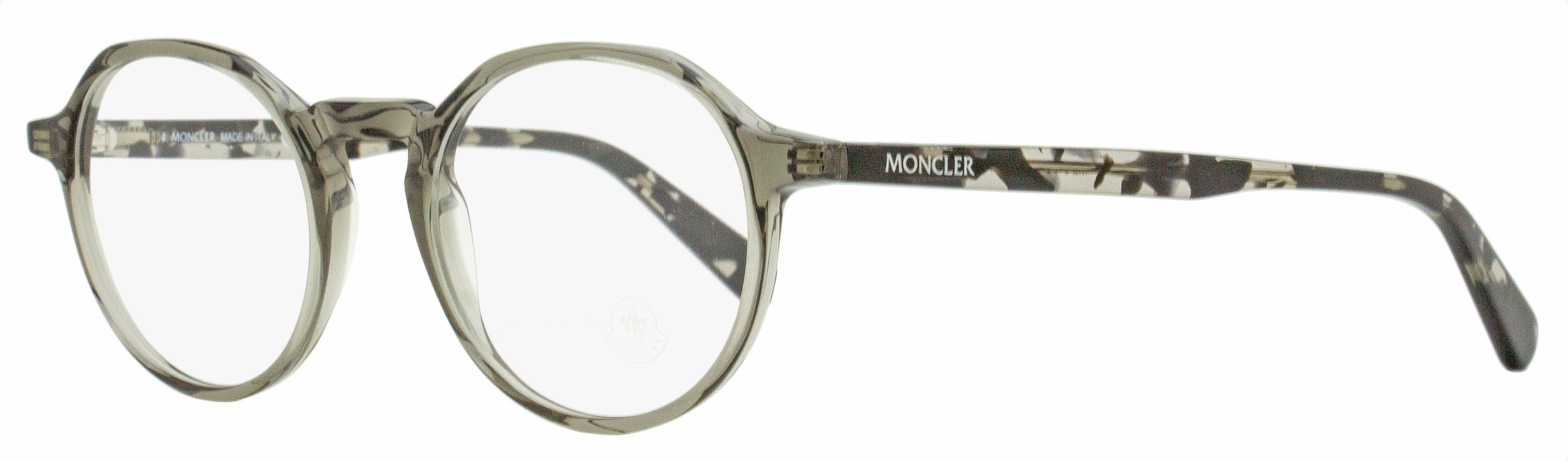 

Moncler Мужские овальные очки ML5120 001 Прозрачные серые 47 мм