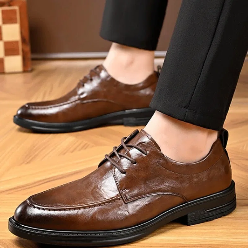 Лоферы кожаные двухцветные Mens Commuter, коричневый DHFIRUFSHLO — фото 2