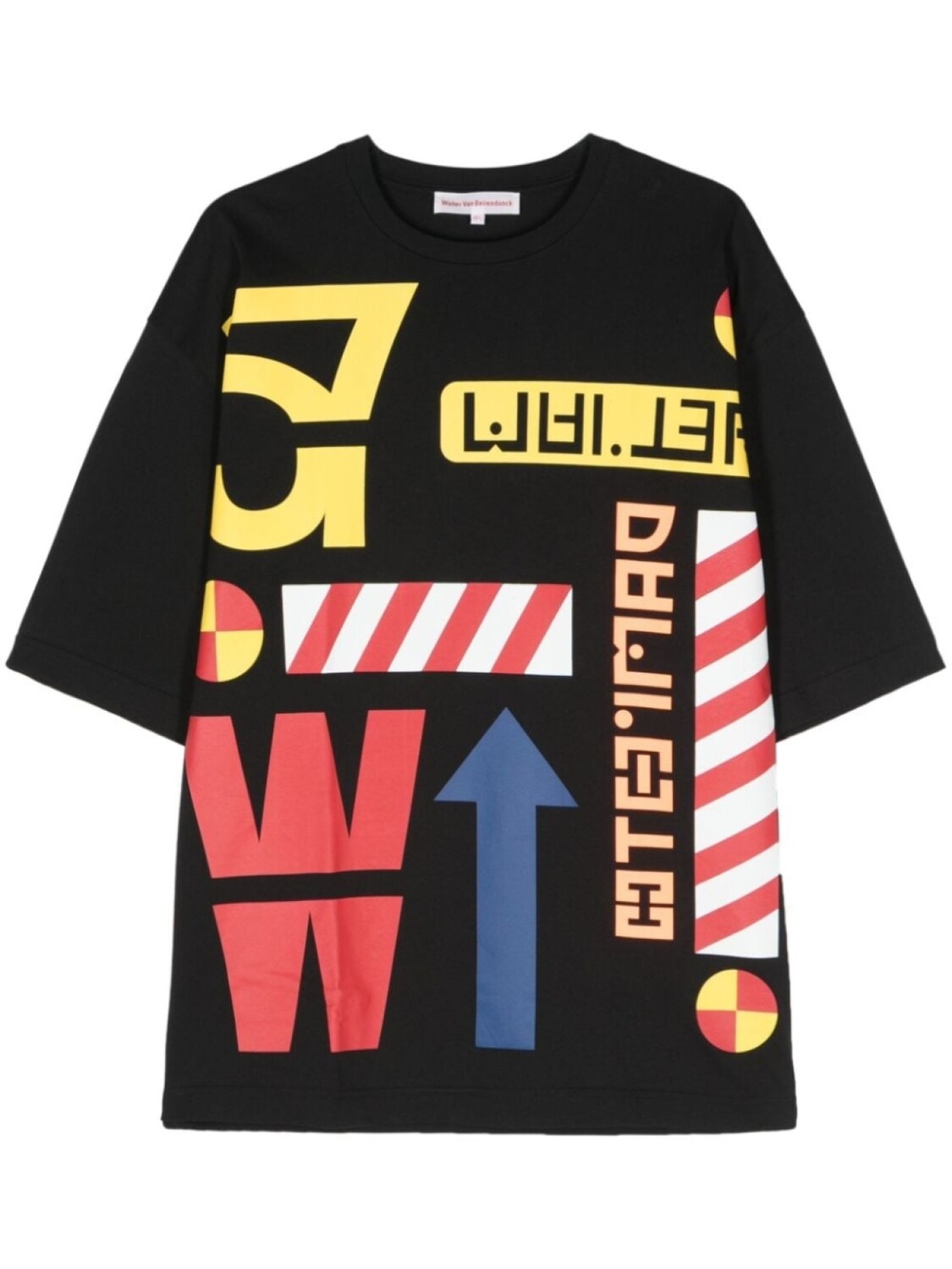 

Walter Van Beirendonck футболка с графичным принтом, черный