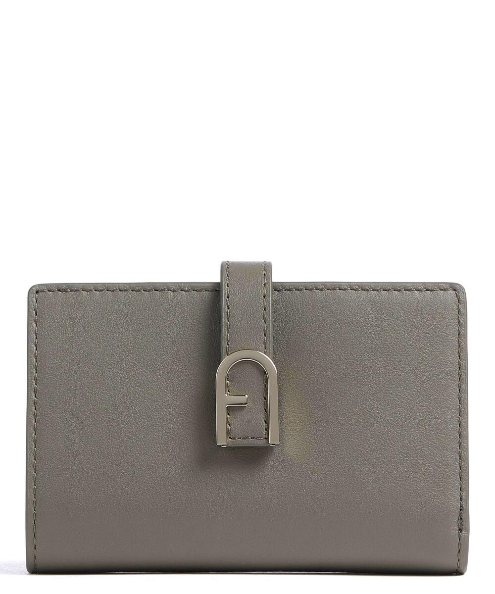 

Кошелек Flow s из мелкозернистой кожи Furla, хаки