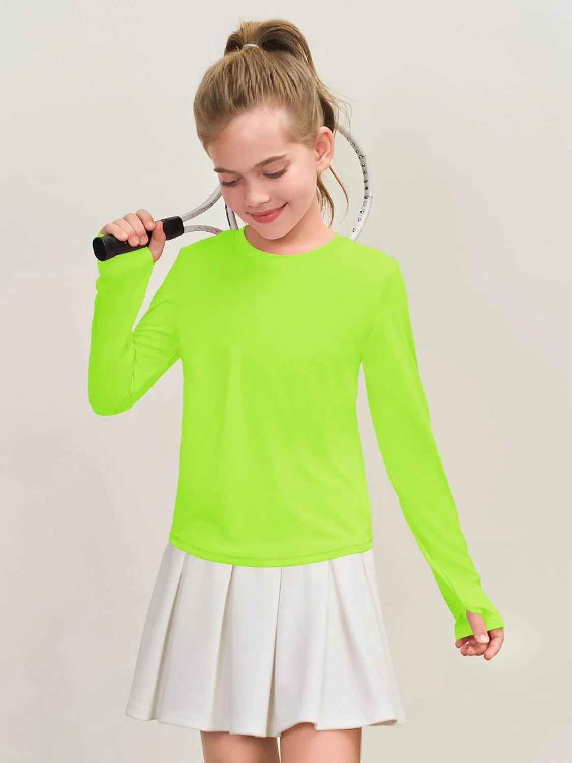 Футболка для активного отдыха Haloumoning, цвет Fluorescent Green — фото 3