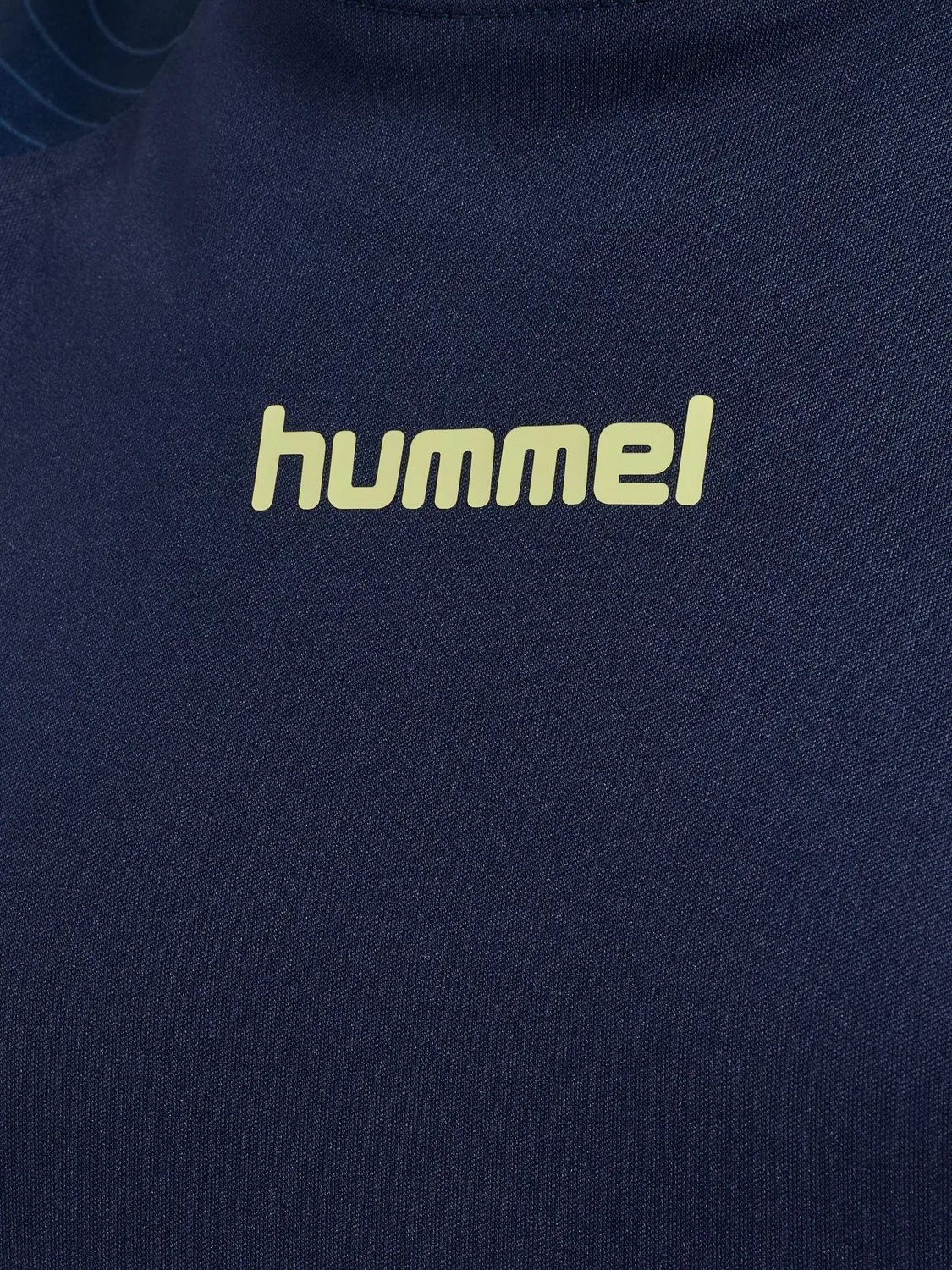 Футболка тренировочная Hummel, marine/shadow lime — фото 3