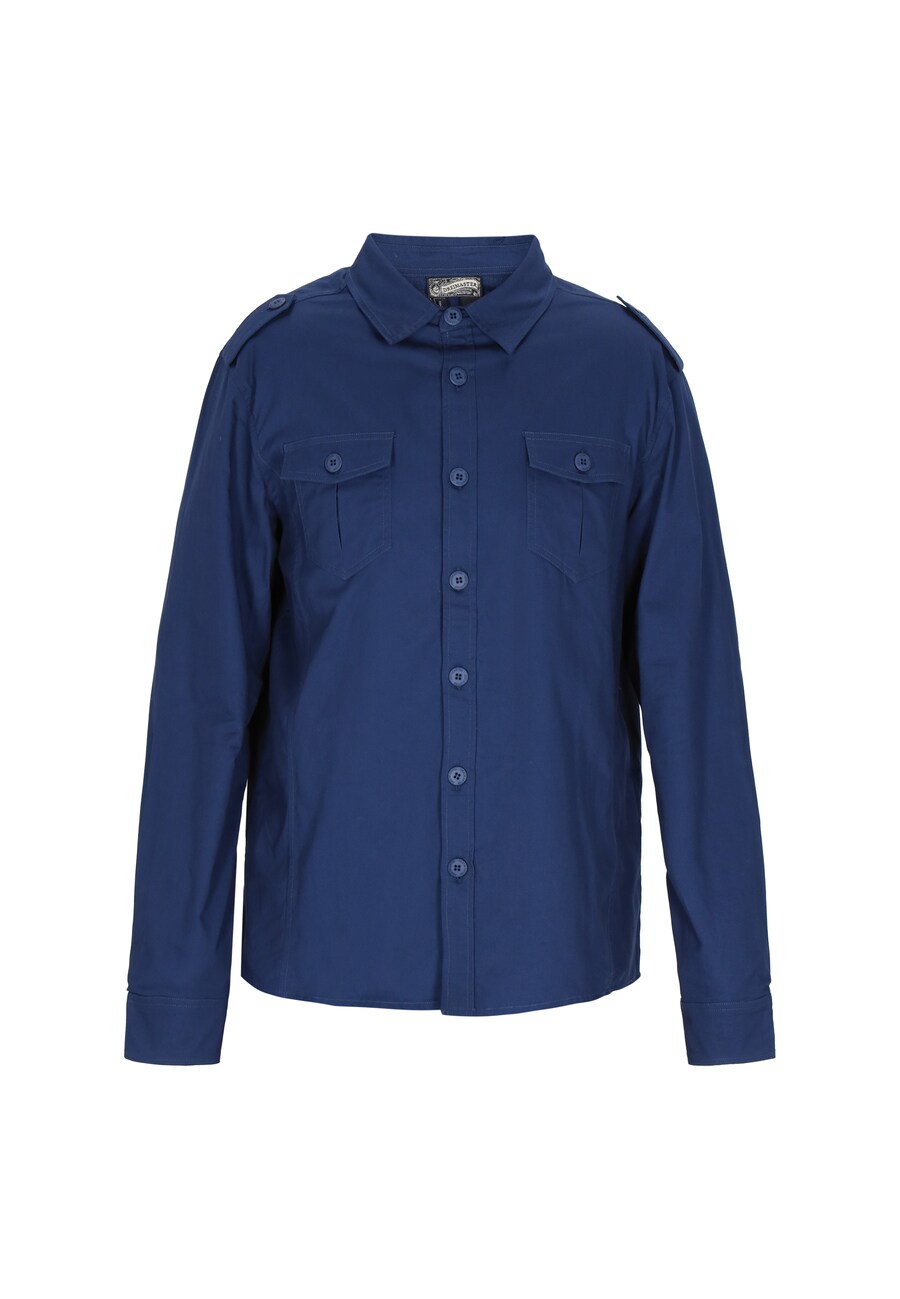 

Рубашка на пуговицах классического кроя DreiMaster Vintage, Gentian