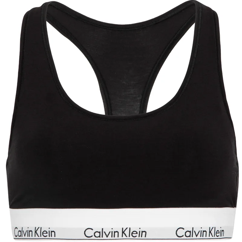 Бралетт с открытой спиной Calvin Klein, Space Black (No Lining)