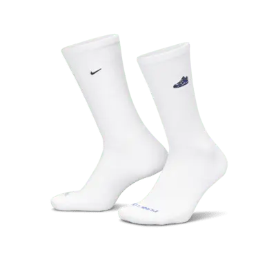 

Носки Nike Everyday Plus Cushioned Crew (1 шт), цвет White/Varsity Royal/Black