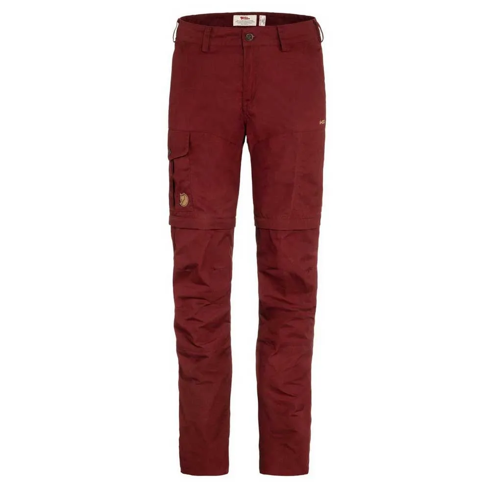 

Брюки Fjällräven Karla Pro Zip-Off, красный