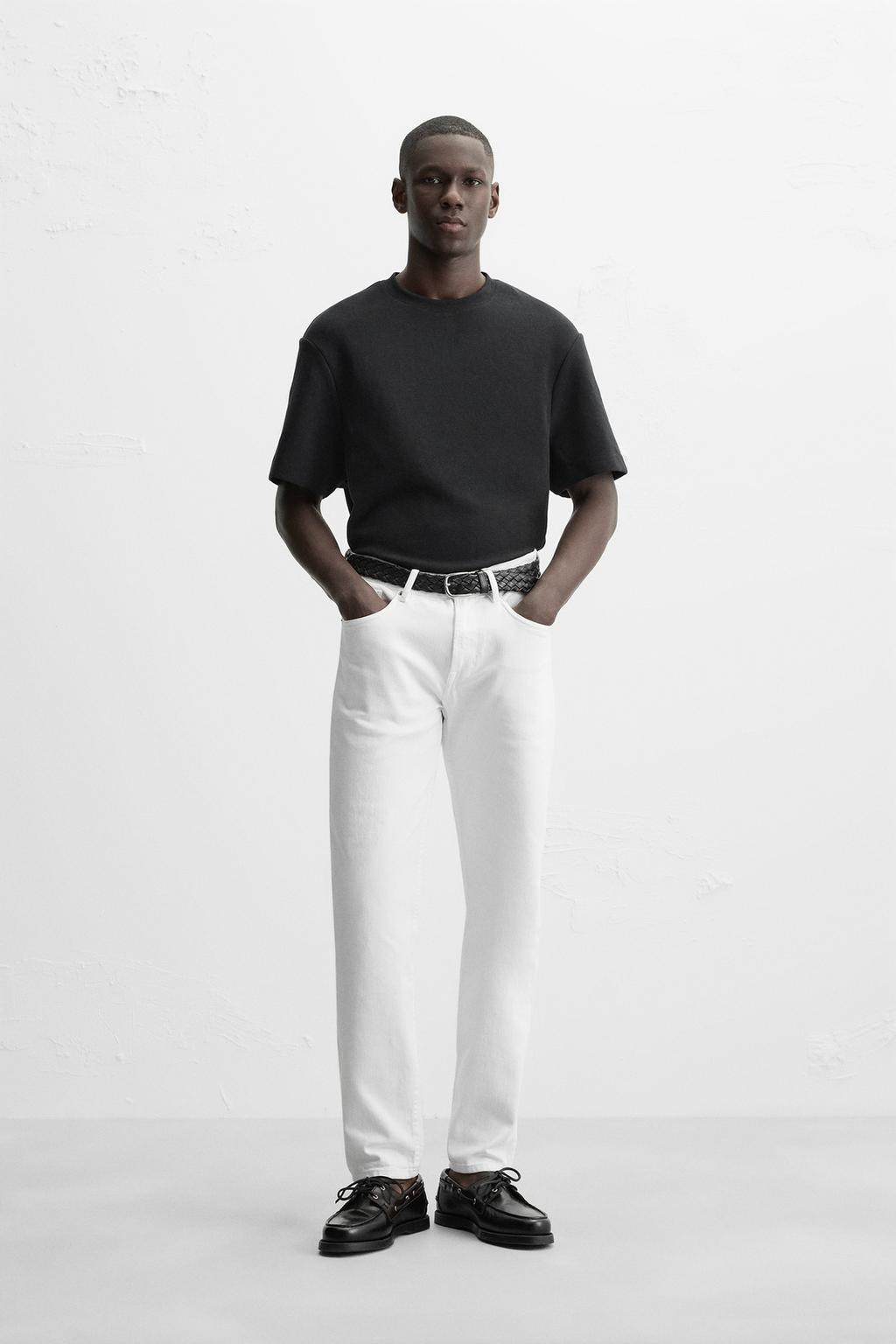 

Облегающие джинсы ZARA, белый