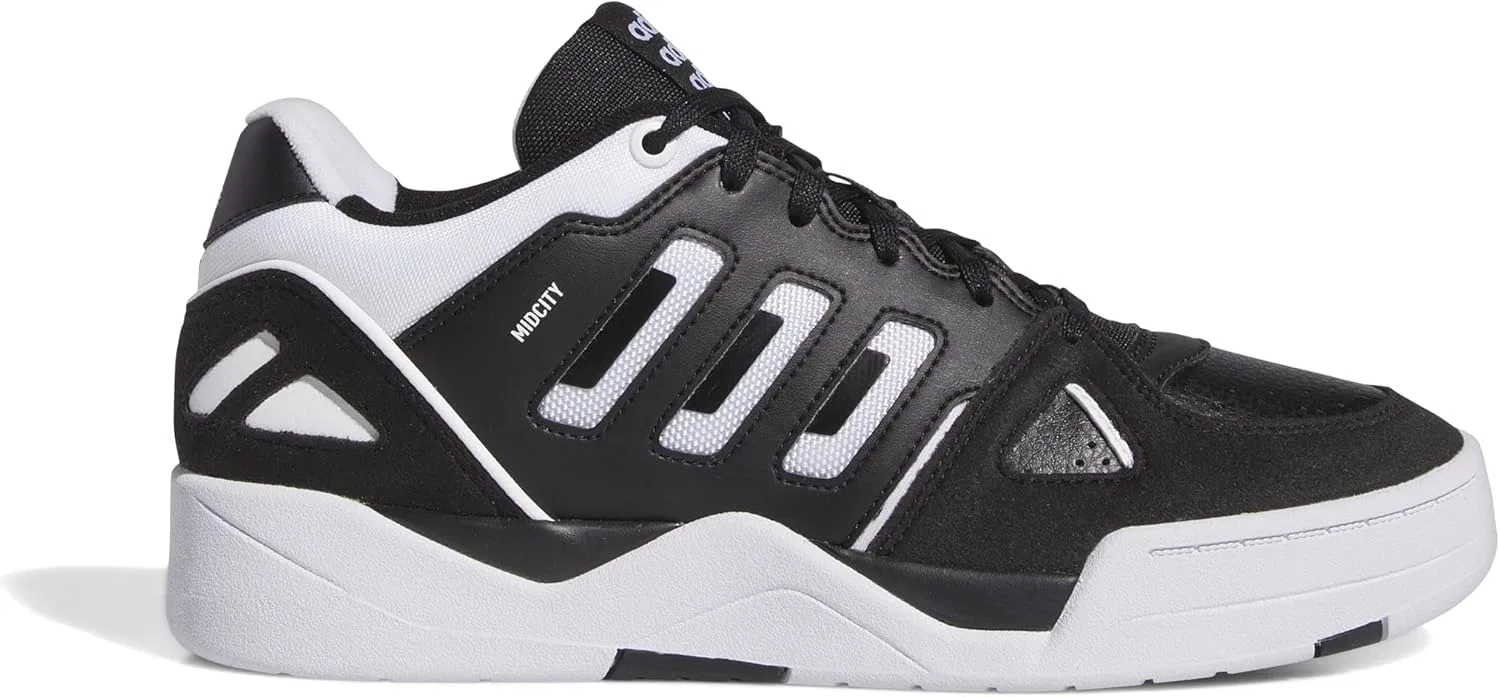 Мужские низкие кроссовки Adidas Midcity, Core Black Cloud White Core Black — фото 2