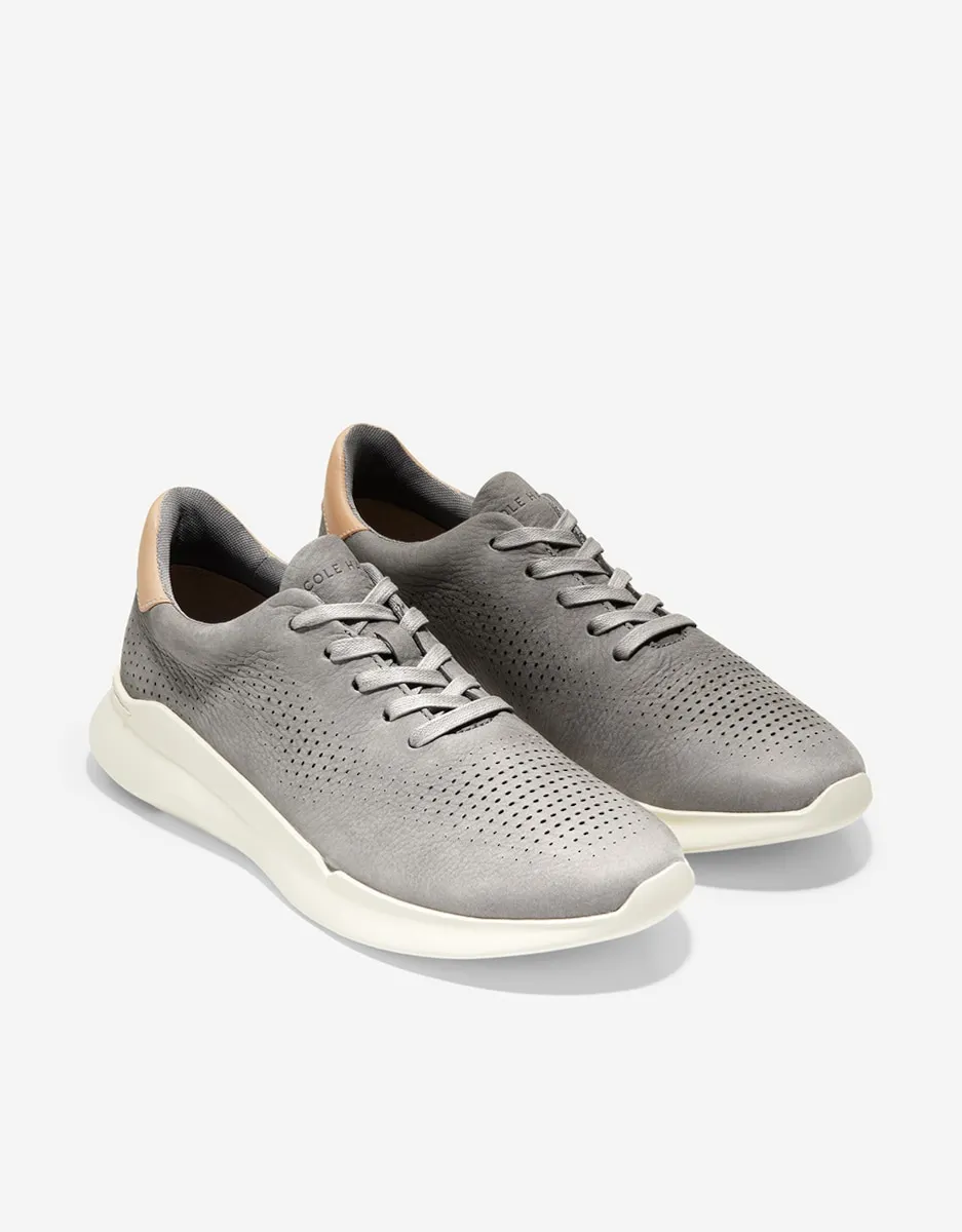 Мужские кожаные кроссовки, вдохновленные бегом Cole Haan, серый — фото 4
