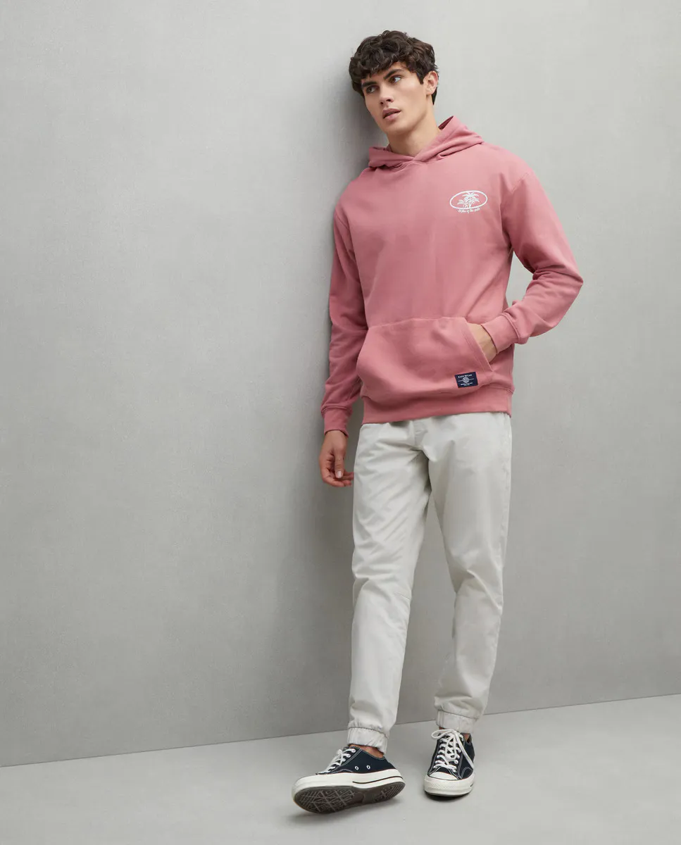 

Мужской свитшот кенгуру Easy Wear, темно-розовый