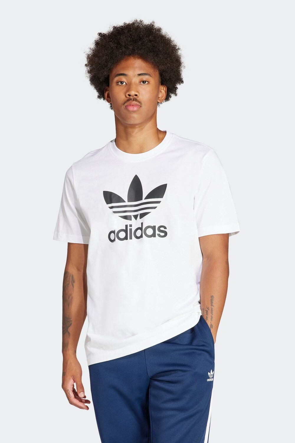

Футболка с трилистником Adidas Originals, белый