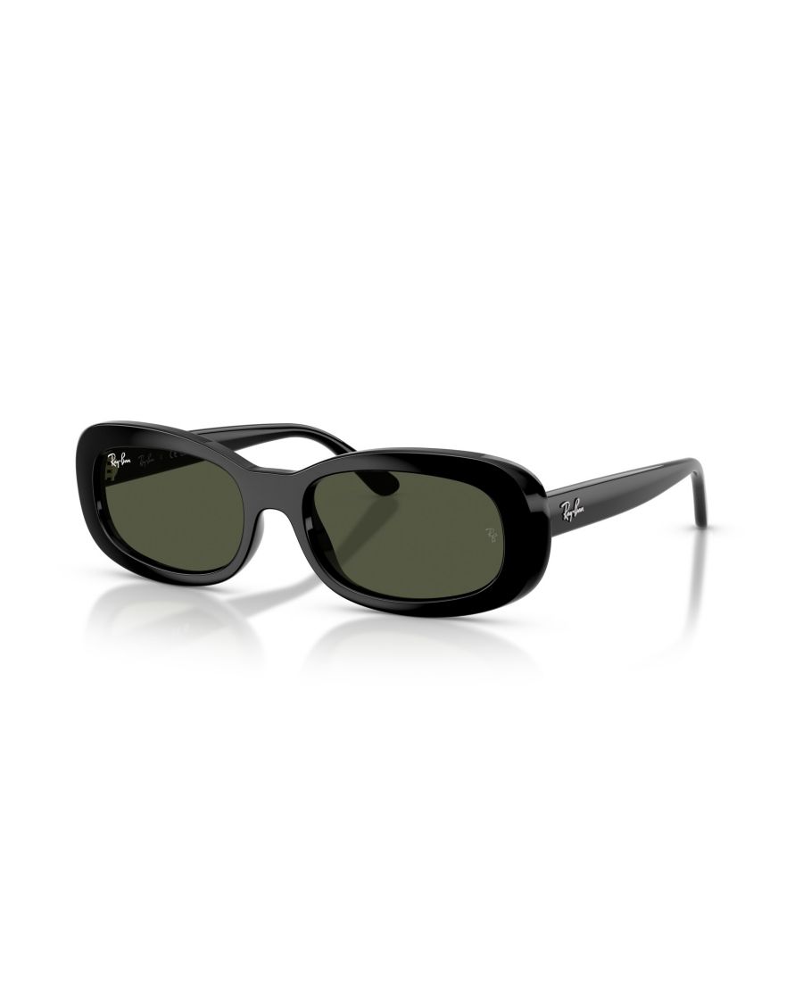 

Женские овальные солнцезащитные очки, RB2221 Ray-Ban, Black, Green