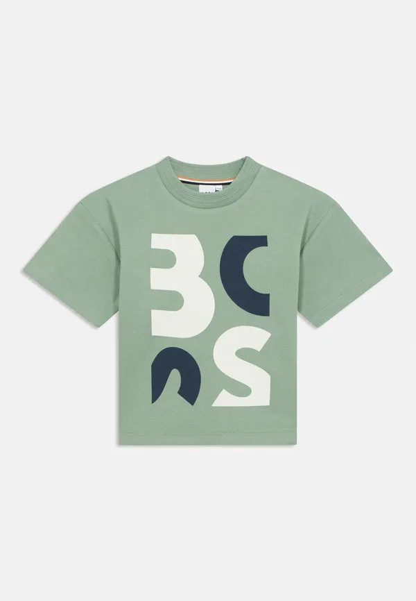 Футболка с принтом met korte mouwen Boss Kidswear, Green Bay