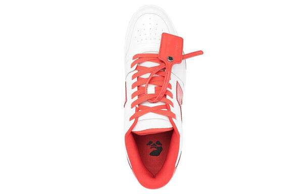 Кроссовки out of office low-top sneakers 'red white' Off-White, красный — фото 4