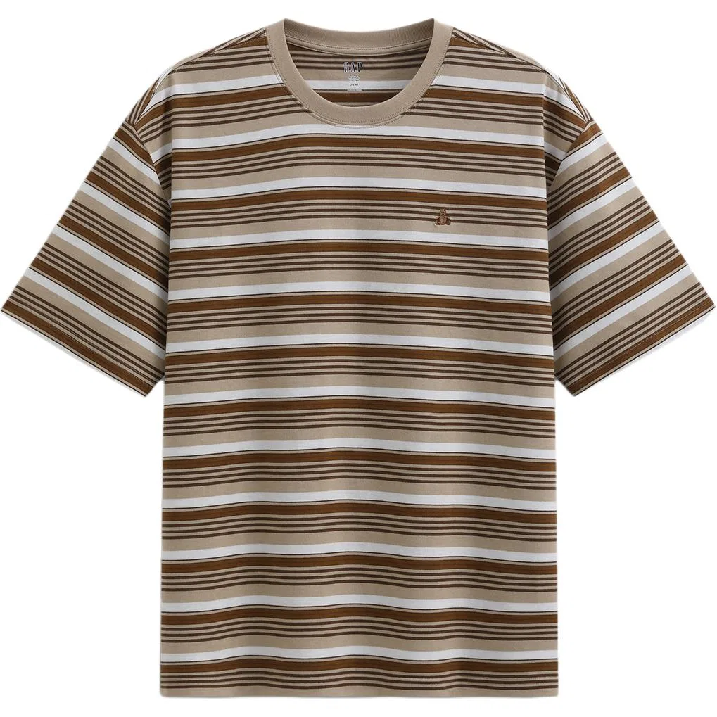 Футболка с полосками GAP Khaki Stripes