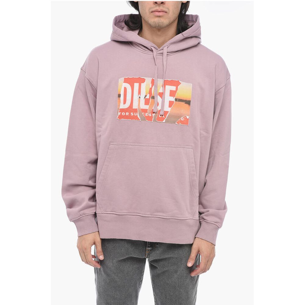 

Толстовка с логотипом с эффектом потертости S-MACS-HOOD-POFF-L1 Diesel, Purple