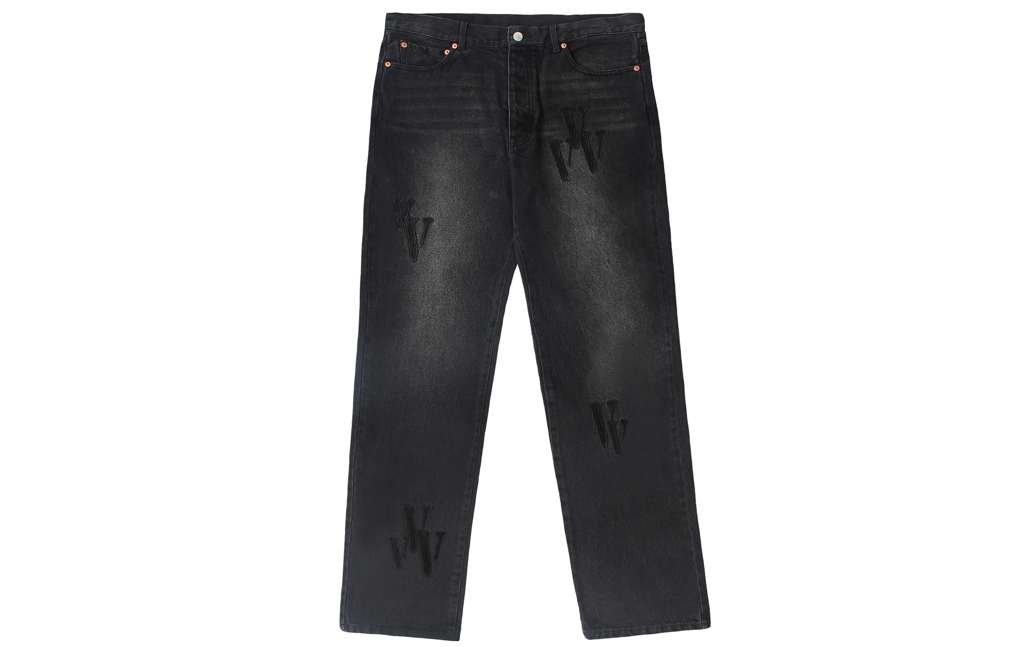 

Джинсы Unisex Парные Черные VLONE