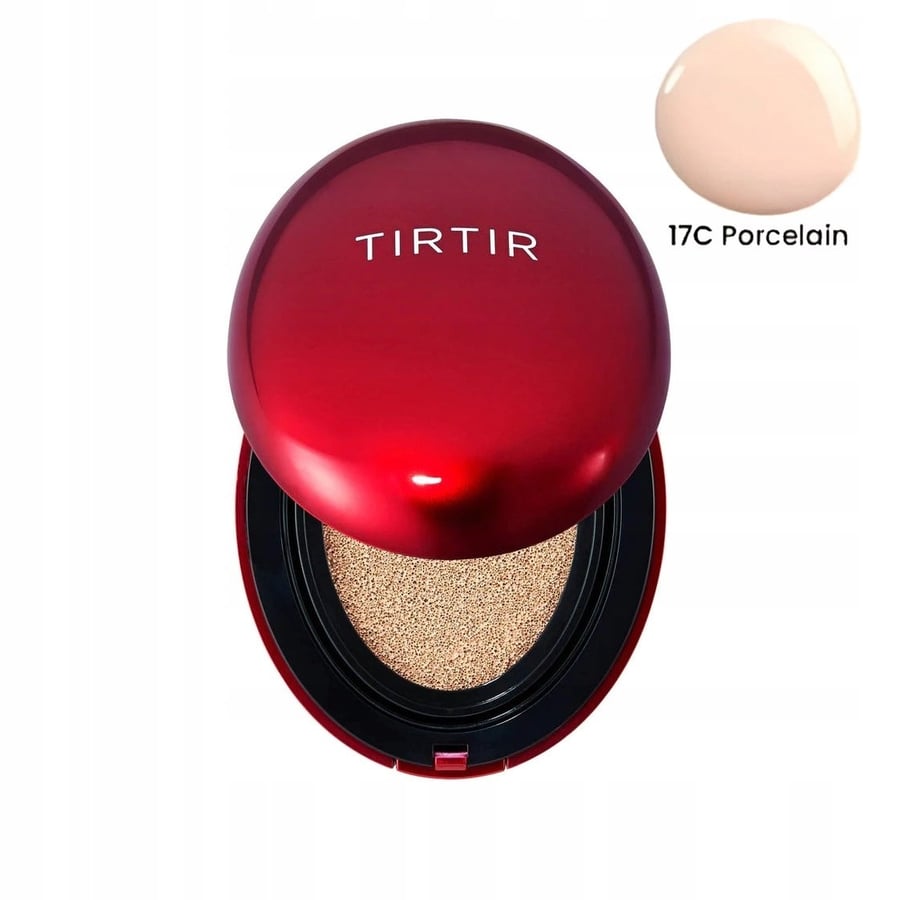 TIRTIR Mask Fit Cushion SPF 40 PA++ Тональный крем-кушон 17C Porcelain 18 г — фото 3