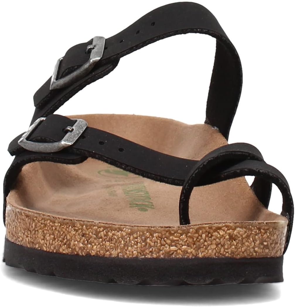 Женские сандалии Birkenstock Mayari из обработанной кожи, черный — фото 2