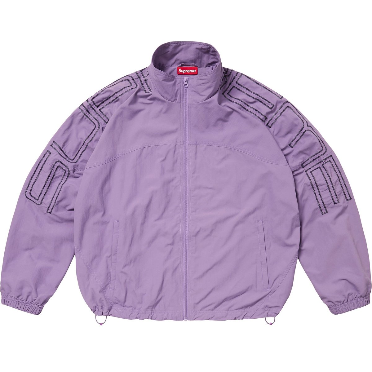 

Supreme Вышитая спортивная куртка, Dark Purple/Dusty Purple