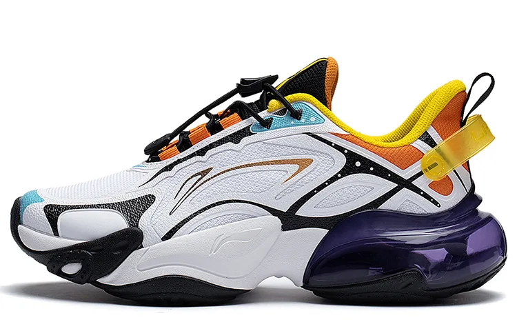 YOUNG Li-Ning YOUNG удобные нескользящие износостойкие низкие детские повседневные кроссовки white black