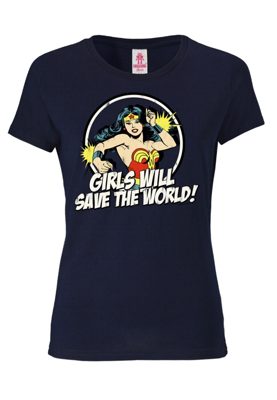 

Футболка LOGOSHIRT Shirt Wonder Woman, ночной синий
