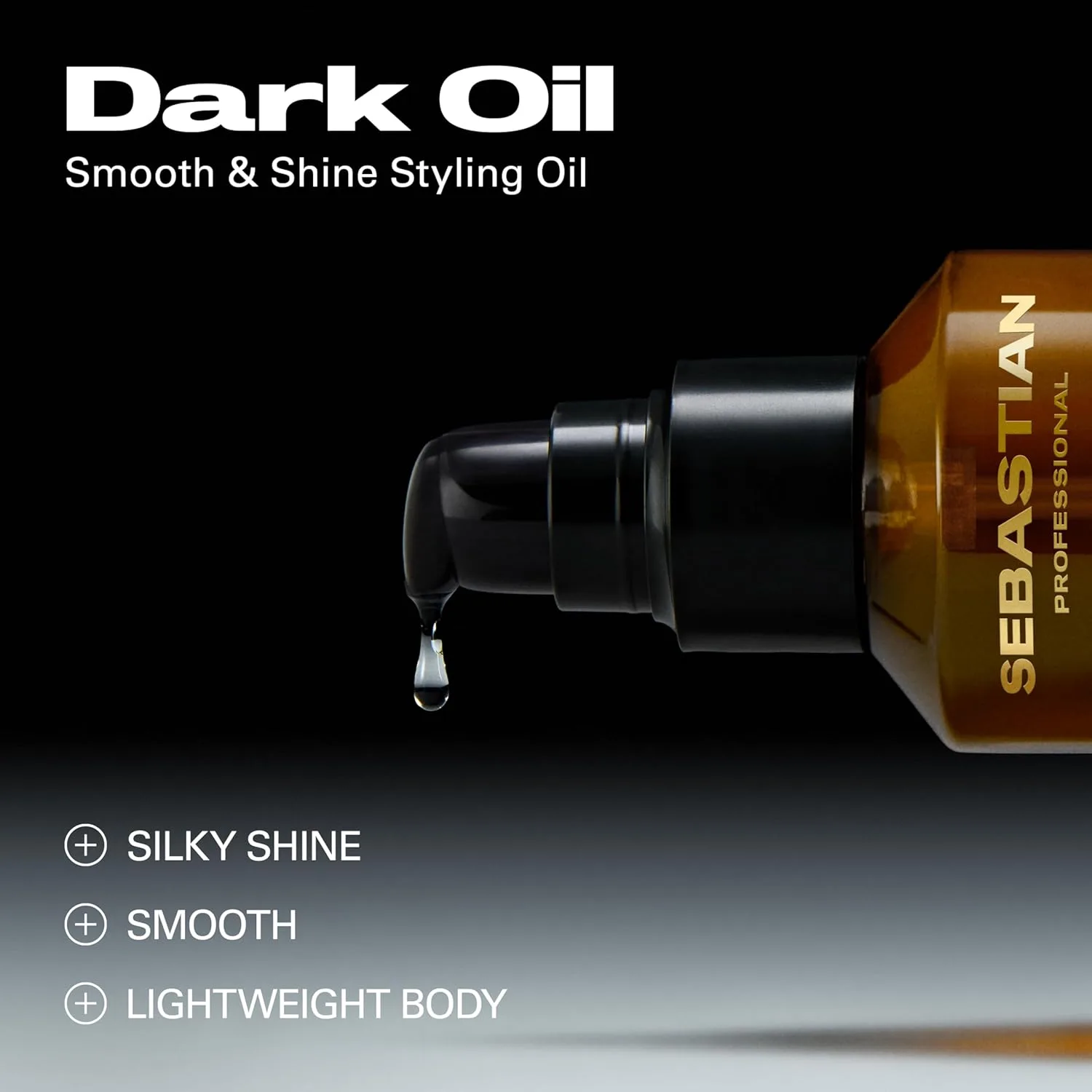 Масло для укладки волос Sebastian Professional Dark Oil Smooth and Shine | С добавлением масел сандалового дерева, кедра и арганы | 95 мл — фото 3