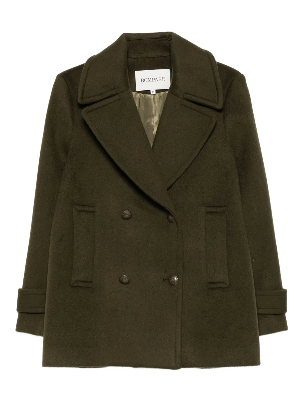 

Двубортный пиджак с заостренными лацканами Eric Bompard, зеленый