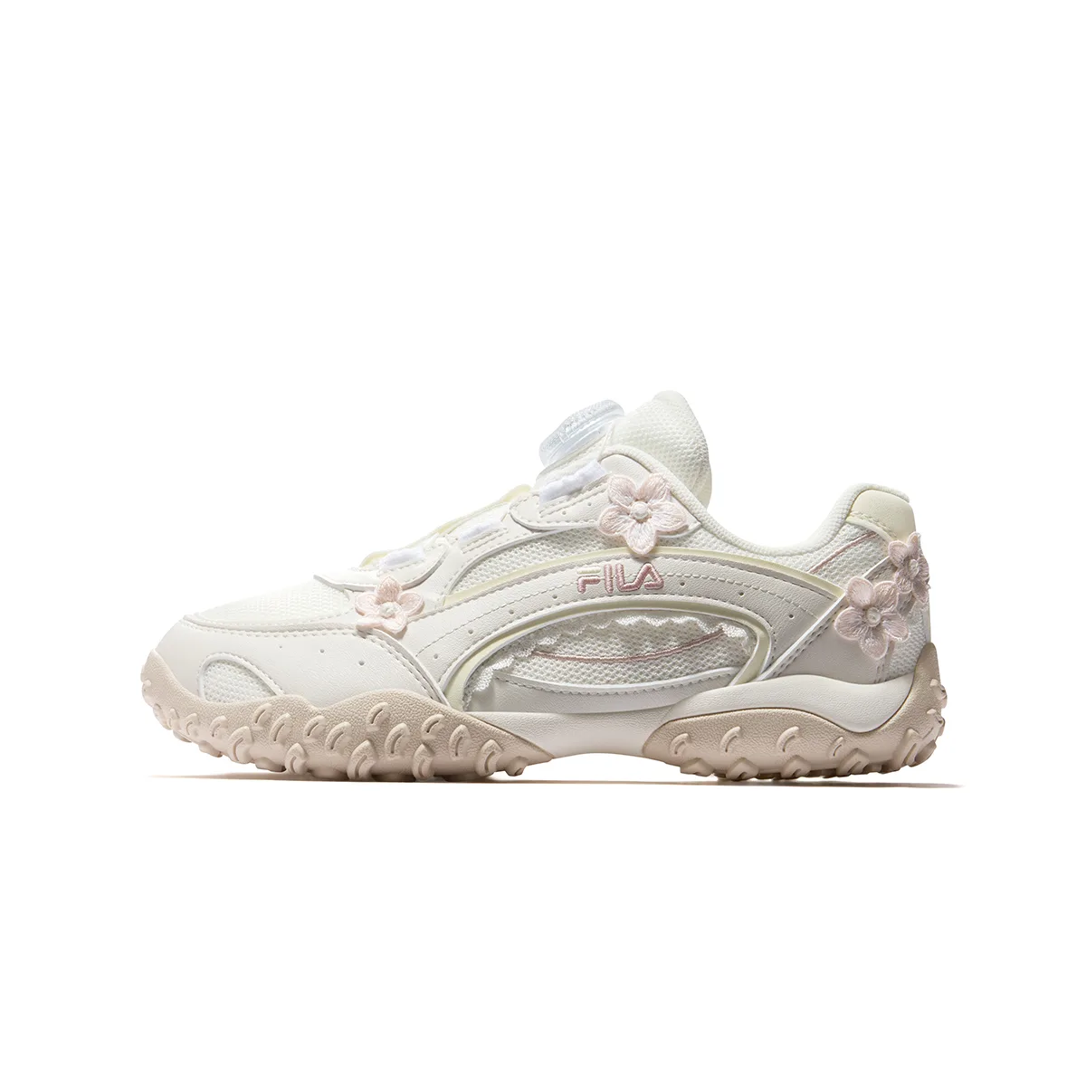 FILA KIDS Беговые кроссовки для детей Heritage FHT из синтетической кожи и текстиля — фото 4