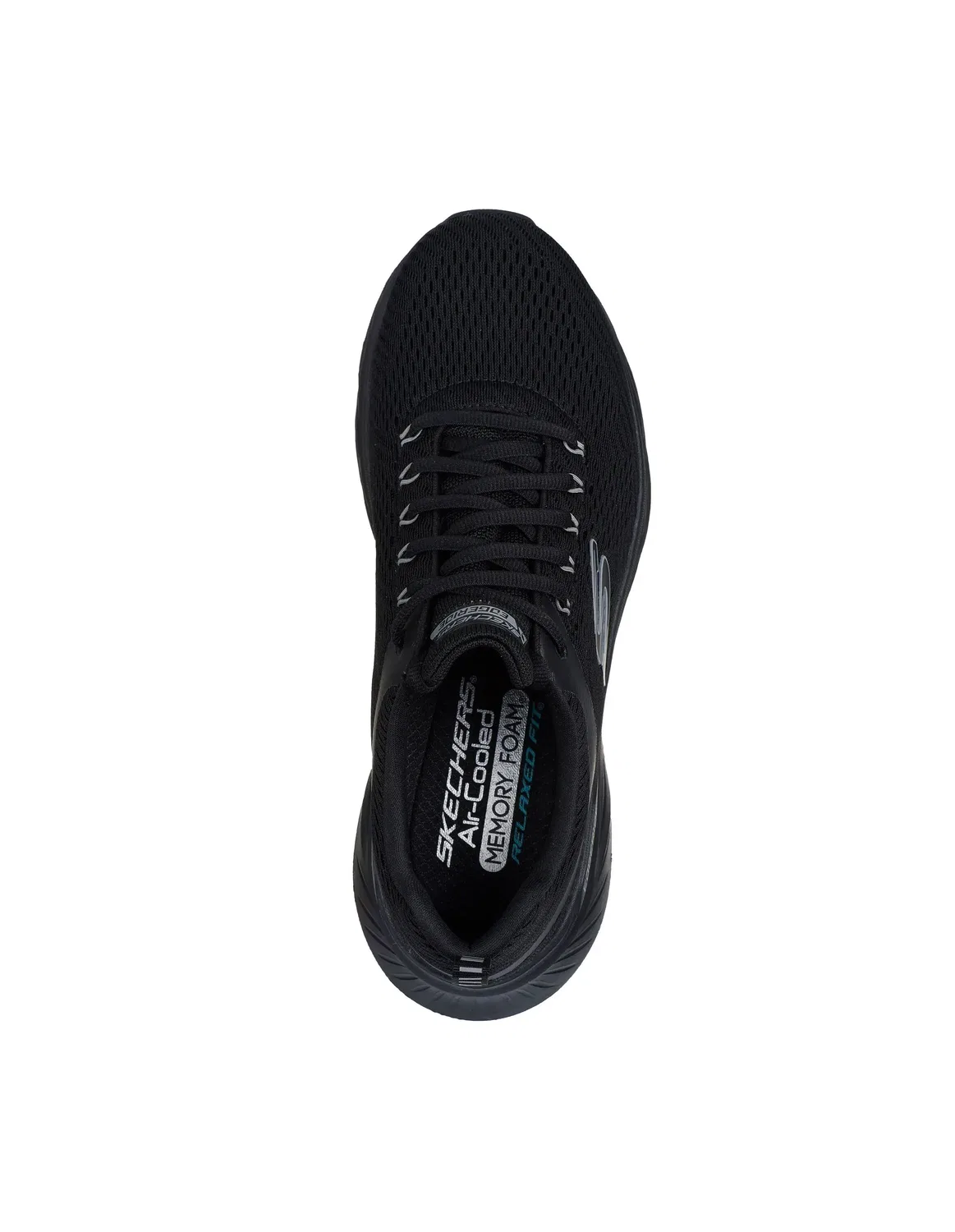Слипперы с дышащим верхом Skechers, черный — фото 3