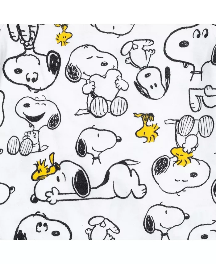 Комплект из 5 боди для мальчиков Snoopy Charlie Brown, разноцветные, для младенцев Peanuts, мультиколор — фото 4